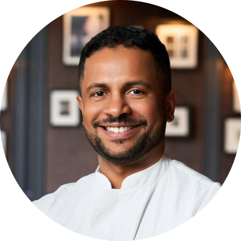 Don Eranga Herath, Head Chef at The Storys Building event venue, specializing in curated dining experiences for weddings, social events, and corporate gatherings.